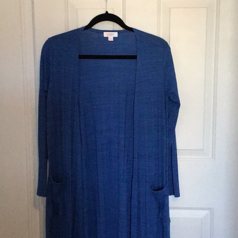LuLaRoe Royal Blue S Sarah cardigan